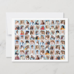 Create Your Own 80 Photo Collage Greeting Card