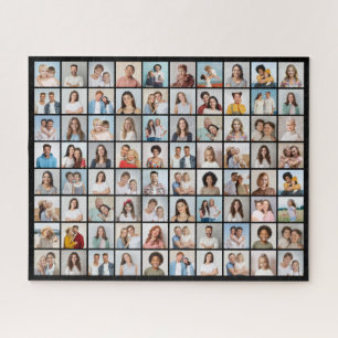 Create Your Own 80 Photo Collage Jigsaw Puzzle