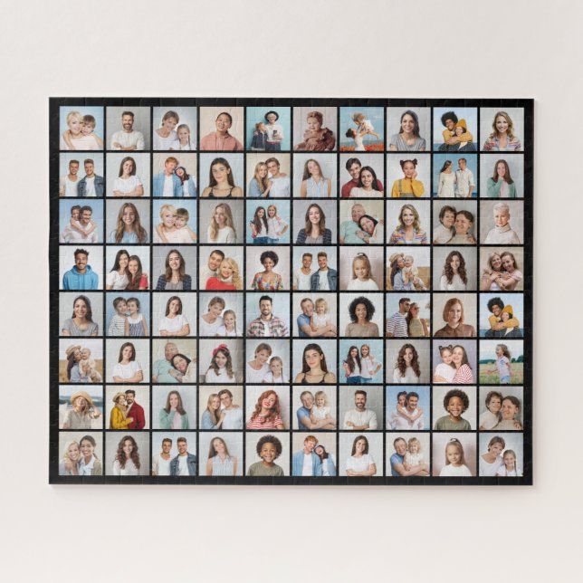 Create Your Own 80 Photo Collage Jigsaw Puzzle (Horizontal)
