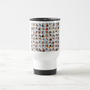 Create Your Own 80 Photo Collage  Travel Mug