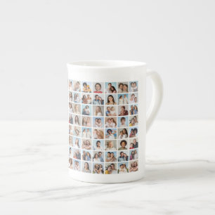 Create Your Own 88 Photo Collage Bone China Mug