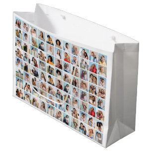 Create Your Own 88 Photo Collage Large Gift Bag
