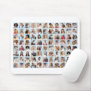Create Your Own 88 Photo Collage Mouse Mat