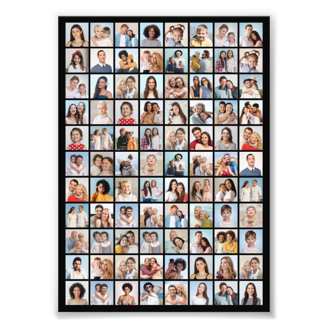 Create Your Own 88 Photo Collage Photo Enlargement (Front)
