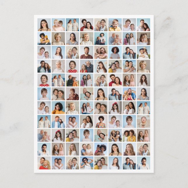 Create Your Own 88 Photo Collage  Postcard (Front)