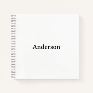 Create Your Own 8.5"x8.5" Spiral Notebook