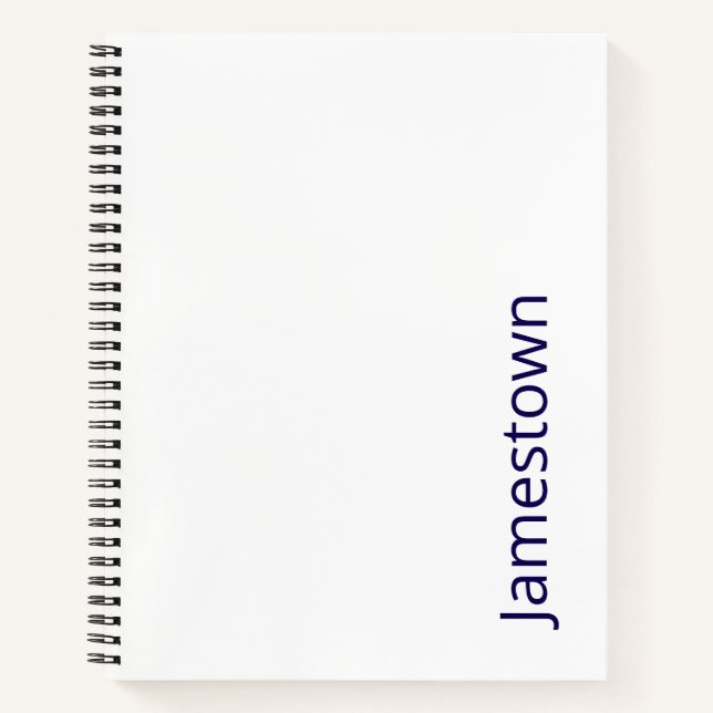 Create Your Own 8.5" x 11" Softcover Notebook (Front)