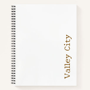 Create Your Own 8.5" x 11" Softcover Notebook