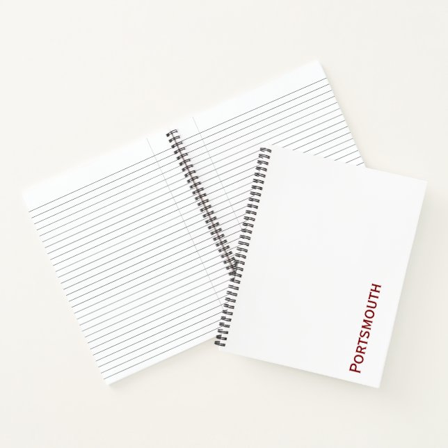Create Your Own 8.5" x 11" Softcover Notebook (Inside)