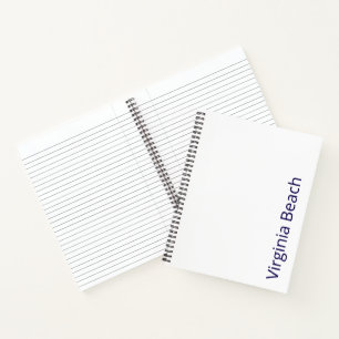 Create Your Own 8.5" x 11" Softcover Notebook