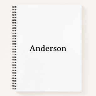 Create Your Own 8.5" x 11" Spiral Notebook