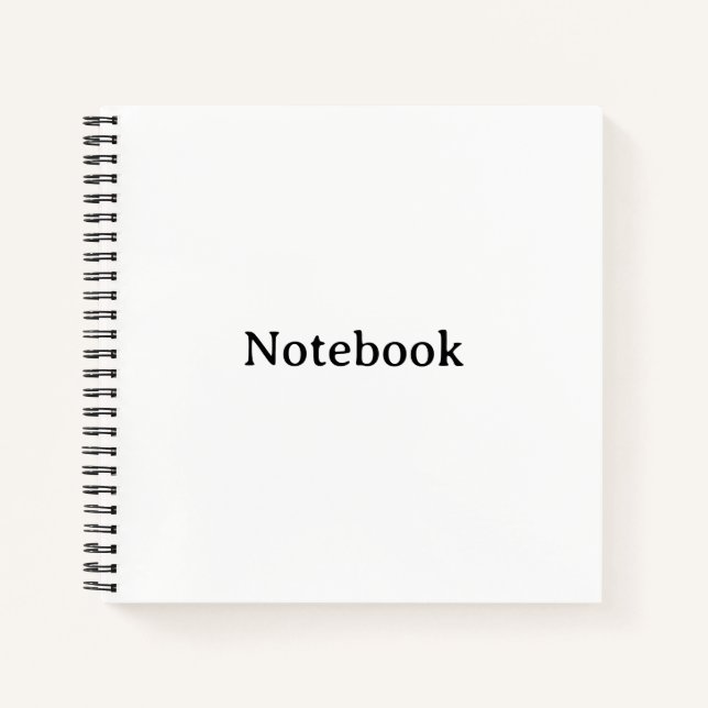 Create Your Own 8.5" x 8.5" Softcover  Notebook (Front)