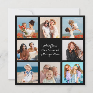 Create Your Own 8 Photo Collage Add Your Greeting Card