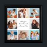 Create Your Own 8 Photo Collage Add Your Greeting Gift Box<br><div class="desc">Create your own 8 Photo Collage for Christmas, Birthdays, Weddings, Anniversaries, Graduations, Father's Day, Mother's Day or any other Special Occasion, with our easy-to-use design tool. Add your favourite photos of friends, family, vacations, hobbies and pets and you'll have a stunning, one-of-a-kind photo collage. Add your own personal message and...</div>