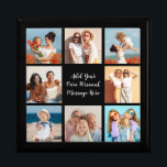 Create Your Own 8 Photo Collage Add Your Greeting Gift Box<br><div class="desc">Create your own 8 Photo Collage for Christmas, Birthdays, Weddings, Anniversaries, Graduations, Father's Day, Mother's Day or any other Special Occasion, with our easy-to-use design tool. Add your favourite photos of friends, family, vacations, hobbies and pets and you'll have a stunning, one-of-a-kind photo collage. Add your own personal message and...</div>