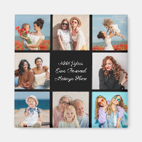 Create Your Own 8 Photo Collage Add Your Greeting