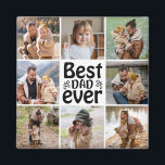 Create Your Own 8 Photo Collage Best Dad Ever Magnet<br><div class="desc">Create your own, Dad Photo Collage for Christmas, Birthdays, Weddings, Anniversaries, Graduations, Father's Day, Mother's Day or any other Special Occasion, with our easy-to-use design tool. Add your favourite photos of friends, family, vacations, hobbies and pets and you'll have a stunning, one-of-a-kind photo collage. Our custom photo collage is perfect...</div>