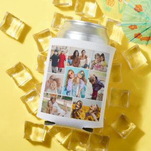 Create Your Own 8 Photo Collage Can Cooler