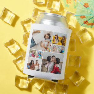 Create Your Own 8 Photo Collage Can Cooler
