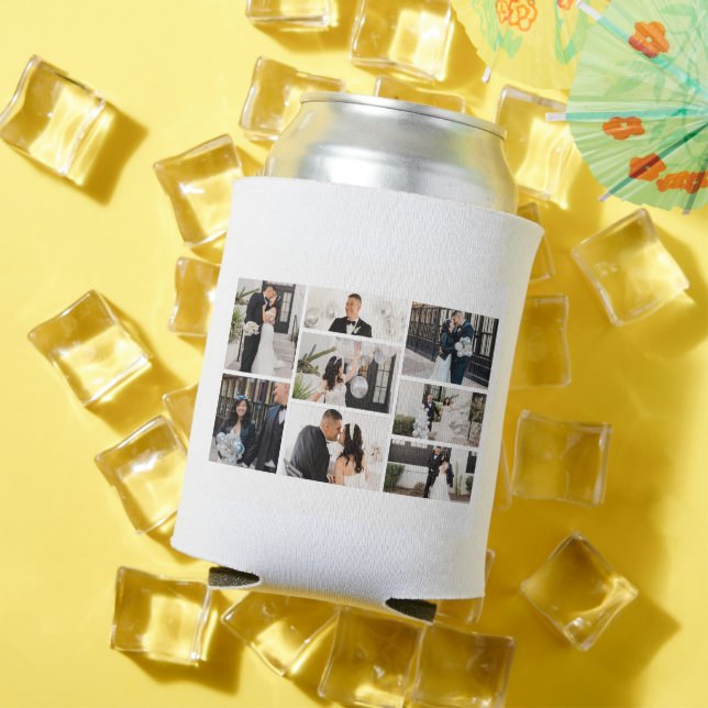 Create Your Own 8 Photo Collage Can Cooler (In Situ Summer)
