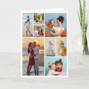 Create Your Own 8 Photo Collage Card