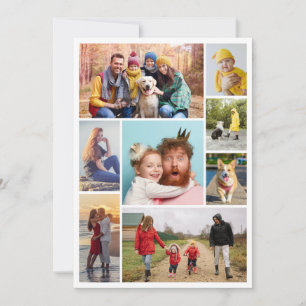 Create Your Own 8 Photo Collage Card