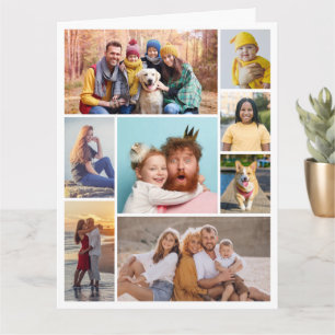 Create Your Own 8 Photo Collage Card