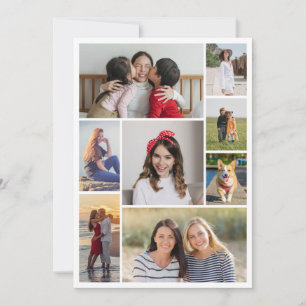 Create Your Own 8 Photo Collage  Card