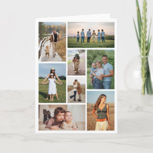 Create Your Own 8 Photo Collage Card