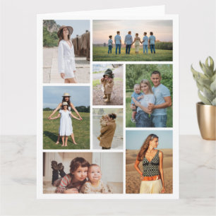 Create Your Own 8 Photo Collage Card