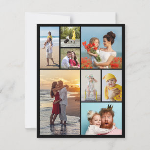 Create Your Own 8 Photo Collage Card