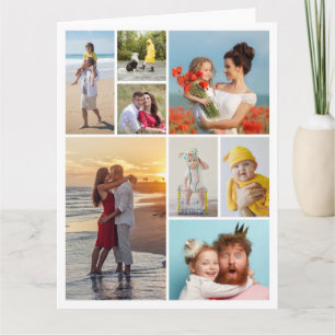 Create Your Own 8 Photo Collage Card