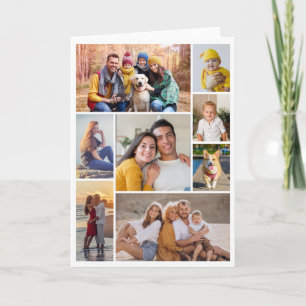 Create Your Own 8 Photo Collage Card
