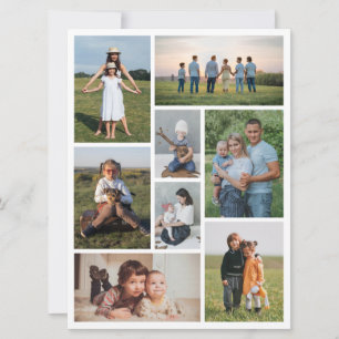 Create Your Own 8 Photo Collage Card