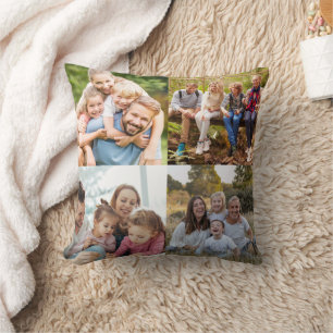 Create your Own 8 Photo Collage Cushion
