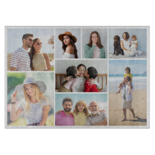 Create Your Own 8 Photo Collage  Cutting Board
