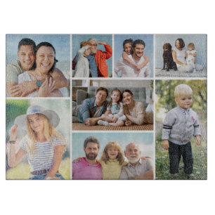 Create Your Own 8 Photo Collage  Cutting Board