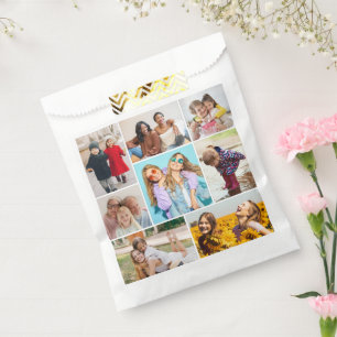 Create Your Own 8 Photo Collage Favour Bags