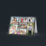 Create Your Own 8 Photo Collage Folded Card<br><div class="desc">Create your own 8 Photo Collage for Christmas, Birthdays, Weddings, Anniversaries, Graduations, Father's Day, Mother's Day or any other Special Occasion, with our easy-to-use design tool. Add your favourite photos of friends, family, vacations, hobbies and pets and you'll have a stunning, one-of-a-kind photo collage. Our custom photo collage is perfect...</div>