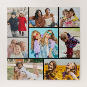 Create Your Own 8 Photo Collage Jigsaw Puzzle