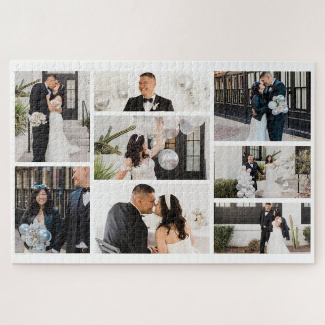 Create Your Own 8 Photo Collage Jigsaw Puzzle (Horizontal)