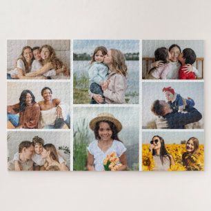 Create Your Own 8 Photo Collage Jigsaw Puzzle