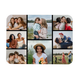 Create Your Own 8 Photo Collage  Magnet