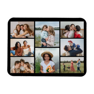 Create Your Own 8 Photo Collage  Magnet