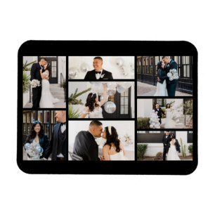 Create Your Own 8 Photo Collage Magnet
