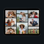 Create Your Own 8 Photo Collage  Magnet<br><div class="desc">Create your own 8 Photo Collage for Christmas, Birthdays, Weddings, Anniversaries, Graduations, Father's Day, Mother's Day or any other Special Occasion, with our easy-to-use design tool. Add your favourite photos of friends, family, vacations, hobbies and pets and you'll have a stunning, one-of-a-kind photo collage. Our custom photo collage is perfect...</div>