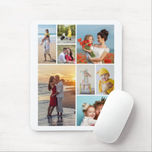 Create Your Own 8 Photo Collage Mouse Mat