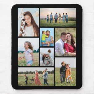 Create Your Own 8 Photo Collage Mouse Mat
