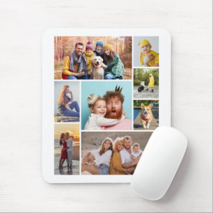 Create Your Own 8 Photo Collage Mouse Mat