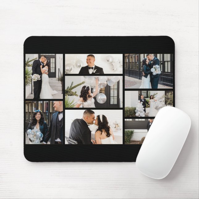 Create Your Own 8 Photo Collage Mouse Mat (With Mouse)